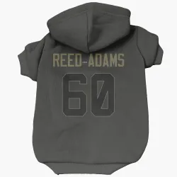 Buffalo Bills Ar'maj Reed-Adams Black Service Pet Hoodie for Dog & Cat