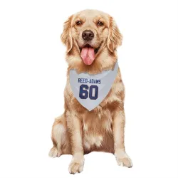 Buffalo Bills Ar'maj Reed-Adams White Pet Bandana for Dog & Cat