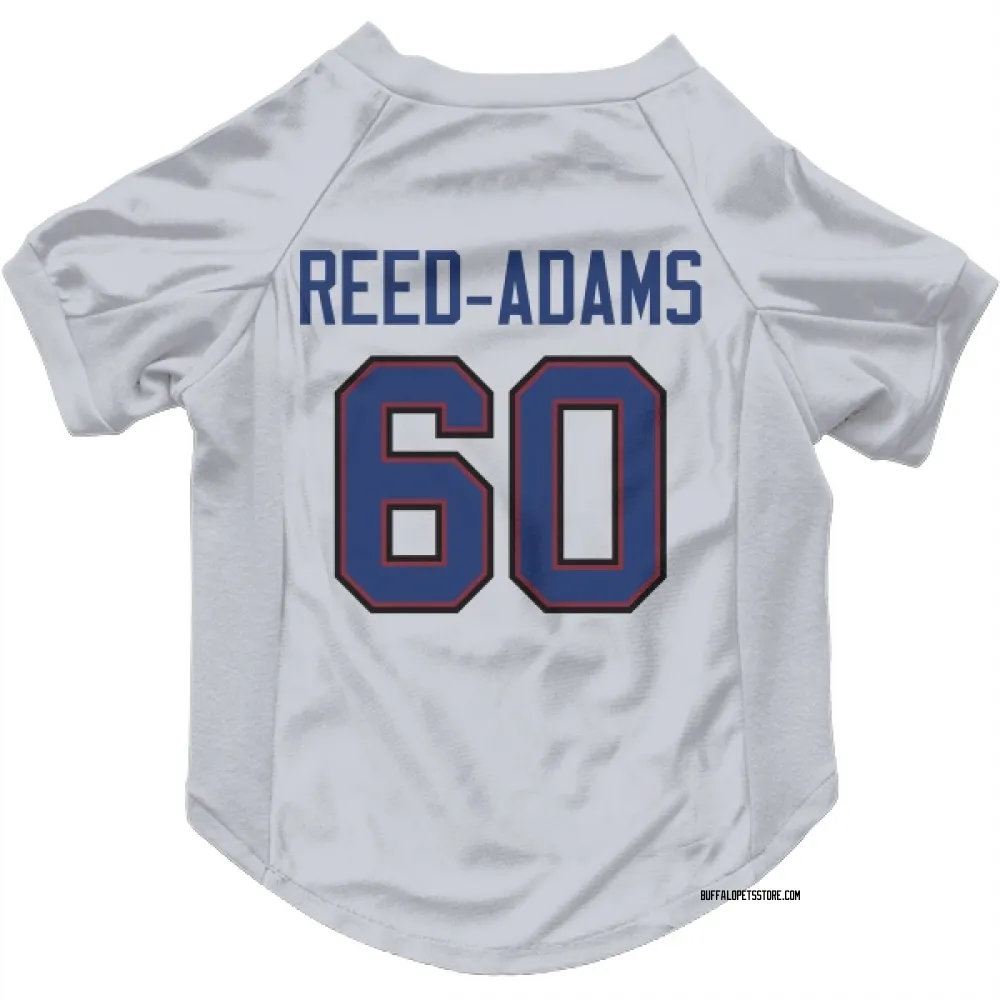 Buffalo Bills Ar'maj Reed-Adams White Pet Jersey for Dog & Cat
