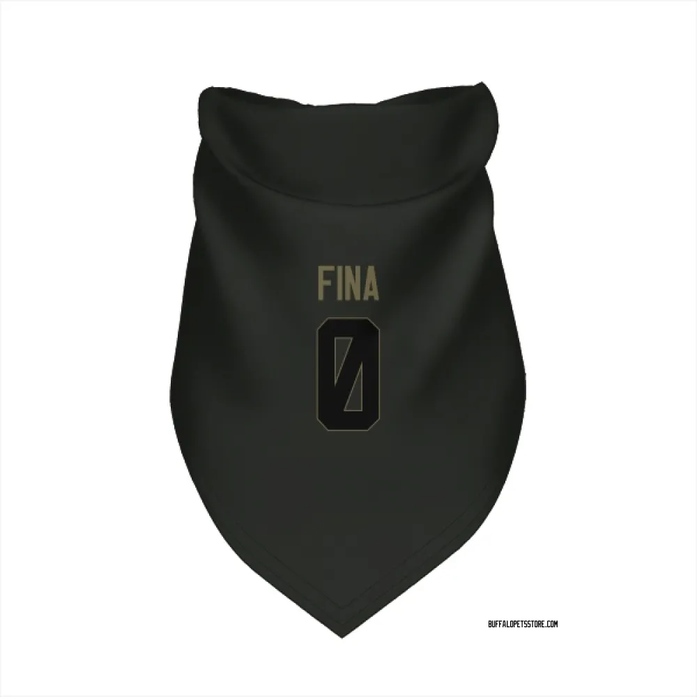 Buffalo Bills Bruno Fina Black Service Pet Bandana for Dog & Cat