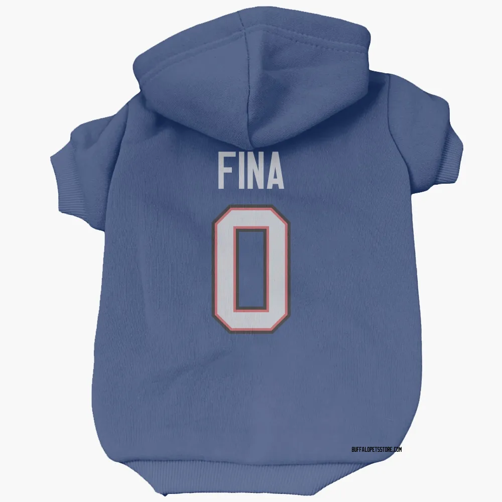 Buffalo Bills Bruno Fina Royal Pet Hoodie for Dog & Cat