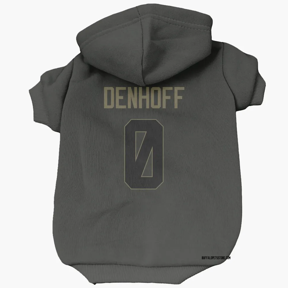 Buffalo Bills Cade Denhoff Black Service Pet Hoodie for Dog & Cat