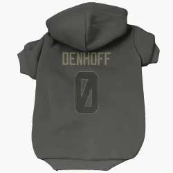 Buffalo Bills Cade Denhoff Black Service Pet Hoodie for Dog & Cat