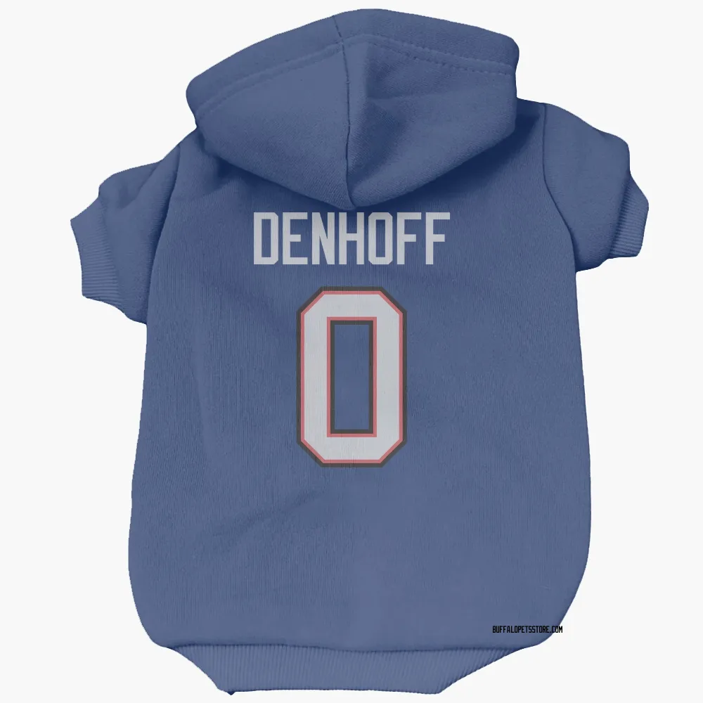 Buffalo Bills Cade Denhoff Royal Pet Hoodie for Dog & Cat