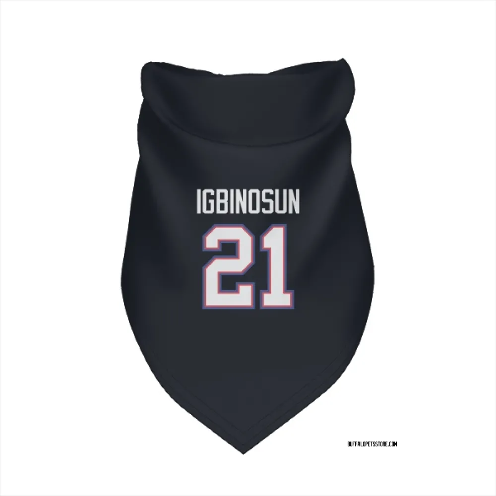 Buffalo Bills Davison Igbinosun Navy Pet Bandana for Dog & Cat