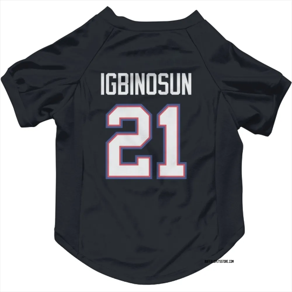 Buffalo Bills Davison Igbinosun Navy Pet Jersey for Dog & Cat