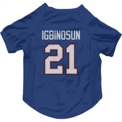 Buffalo Bills Davison Igbinosun Royal Pet Jersey for Dog & Cat
