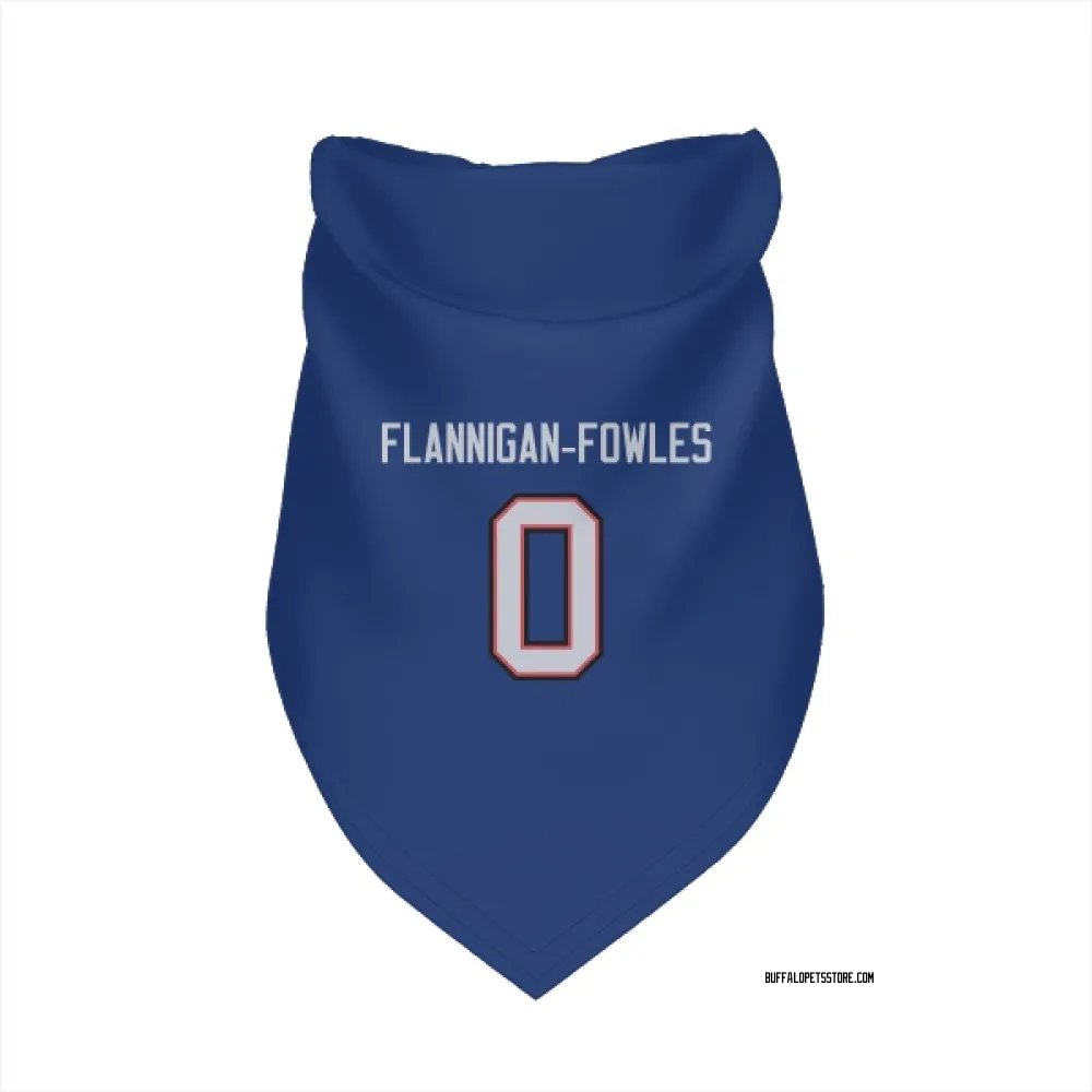 Buffalo Bills Demetrius Flannigan-Fowles Royal Pet Bandana for Dog & Cat