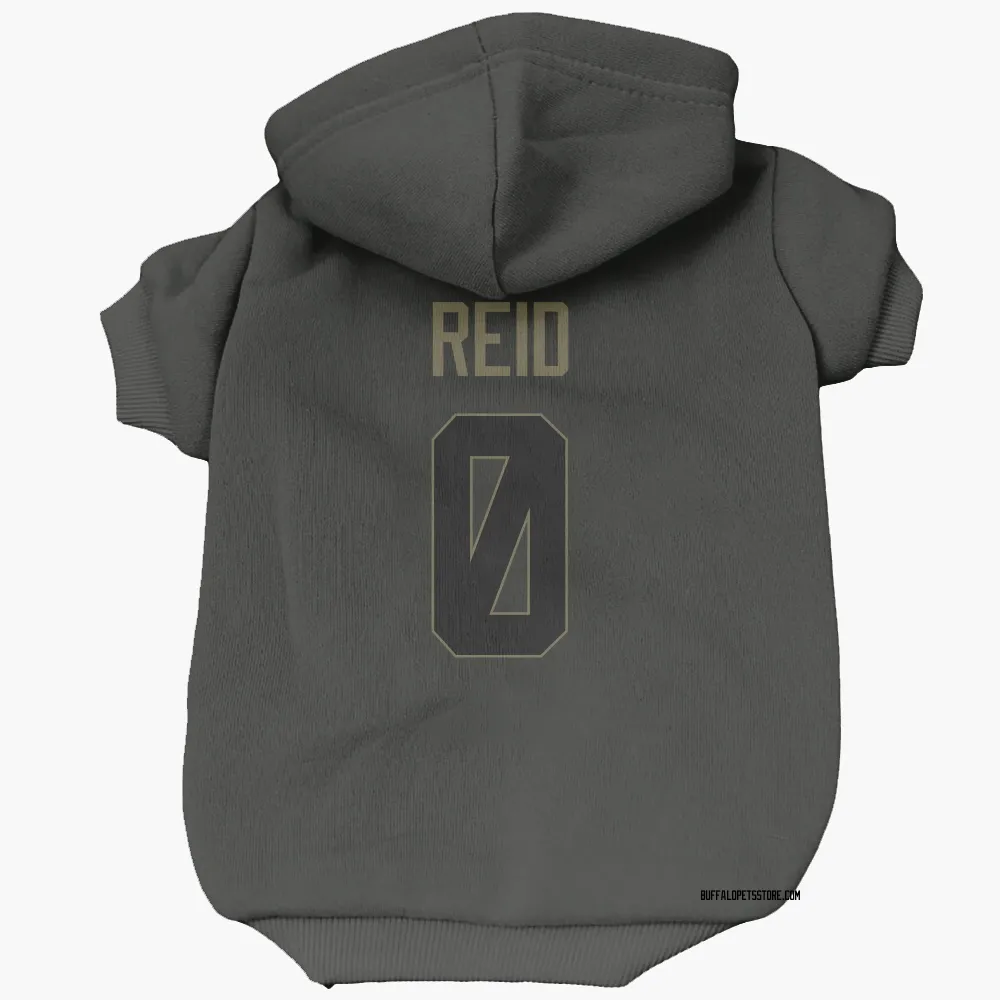 Buffalo Bills Desmond Reid Black Service Pet Hoodie for Dog & Cat