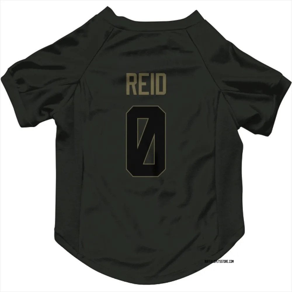 Buffalo Bills Desmond Reid Black Service Pet Jersey for Dog & Cat