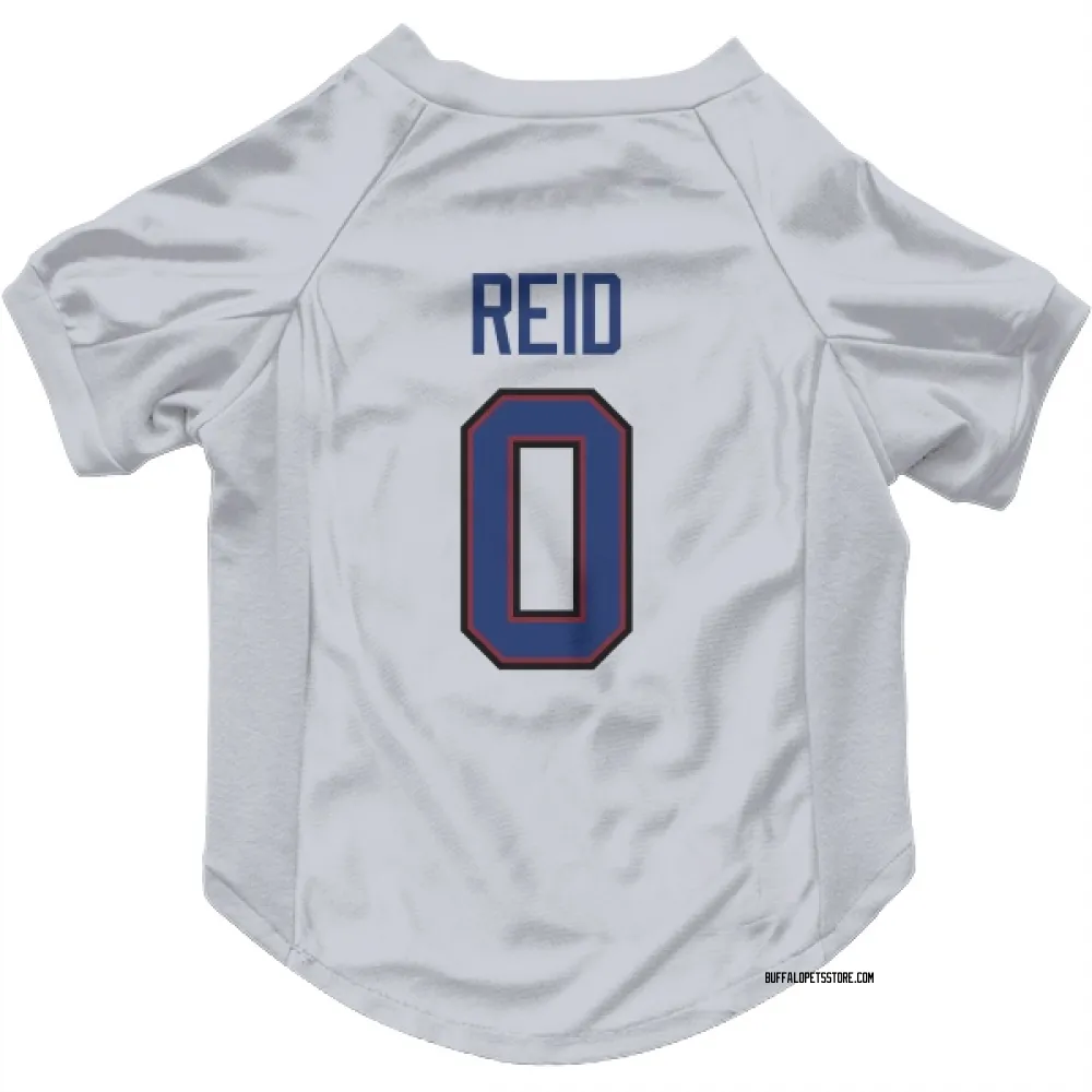 Buffalo Bills Desmond Reid White Pet Jersey for Dog & Cat