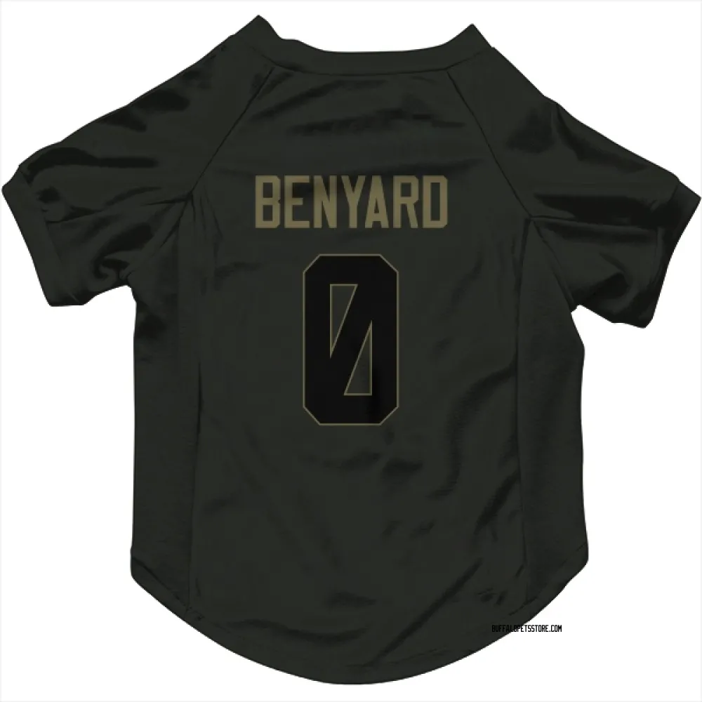 Buffalo Bills Gabriel Benyard Black Service Pet Jersey for Dog & Cat