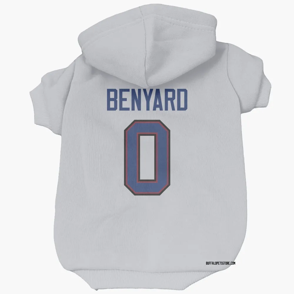 Buffalo Bills Gabriel Benyard White Pet Hoodie for Dog & Cat