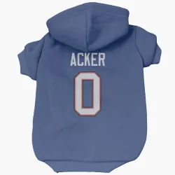Buffalo Bills Jackson Acker Royal Pet Hoodie for Dog & Cat