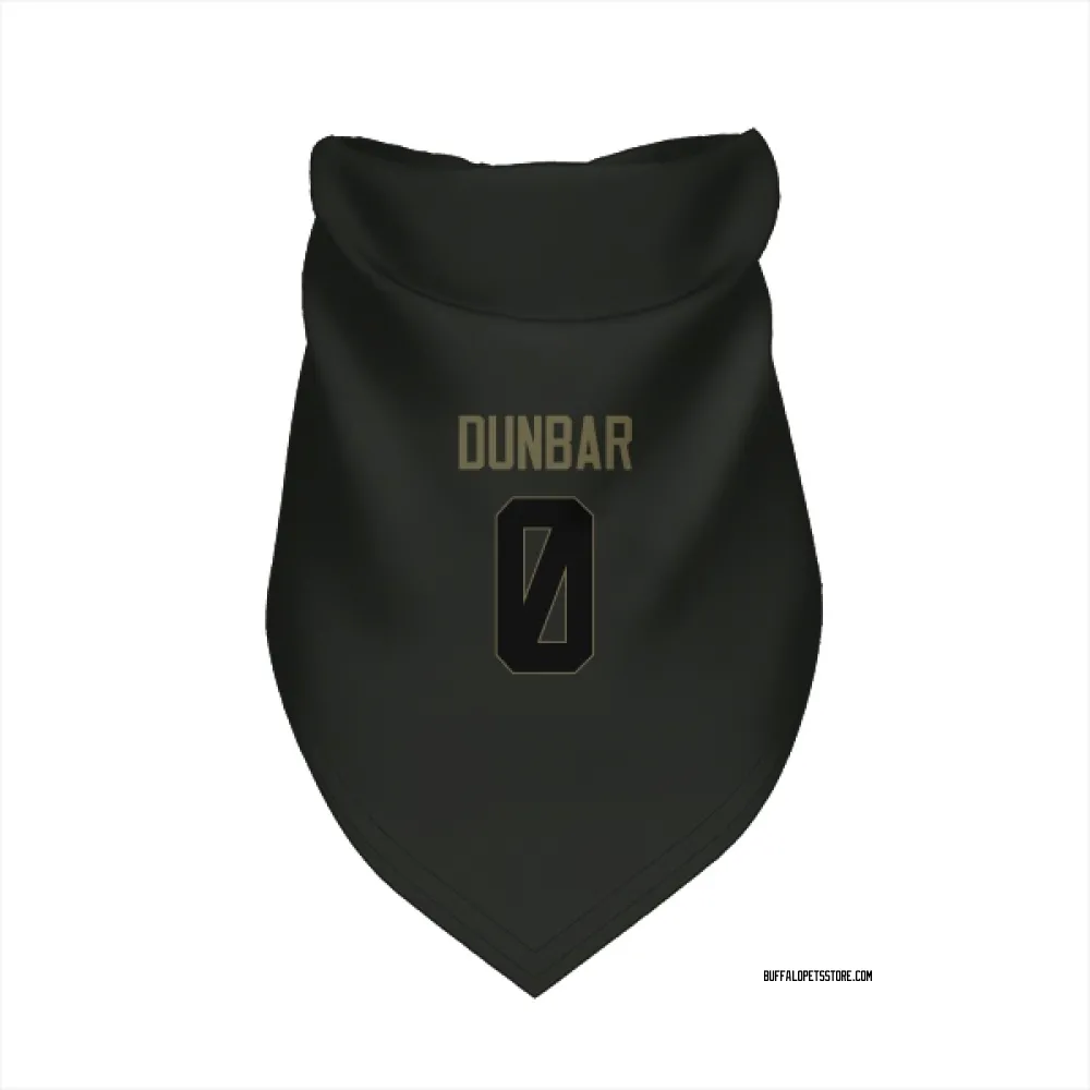 Buffalo Bills Jordan Dunbar Black Service Pet Bandana for Dog & Cat