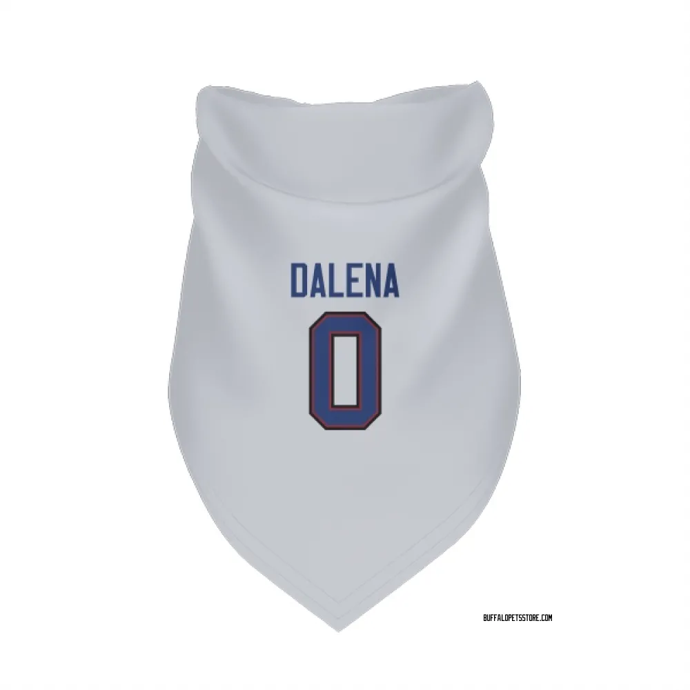 Buffalo Bills Mac Dalena White Pet Bandana for Dog & Cat