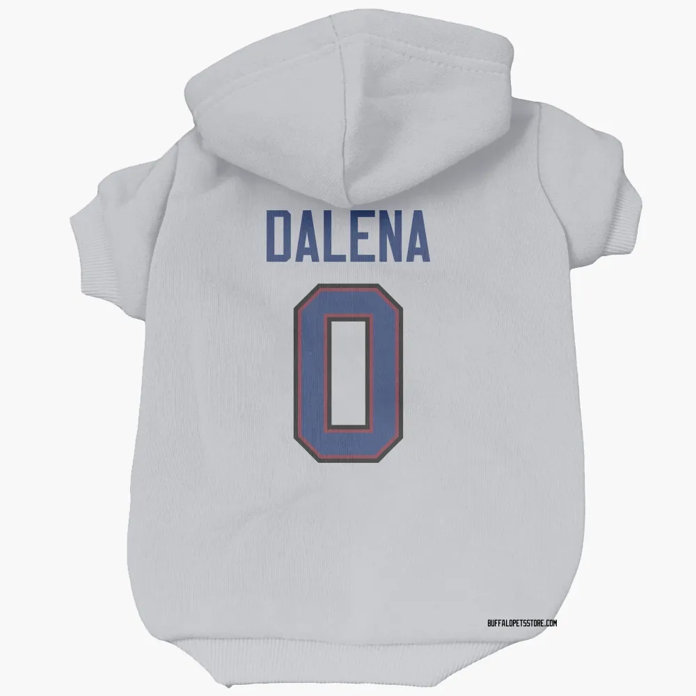 Buffalo Bills Mac Dalena White Pet Hoodie for Dog & Cat