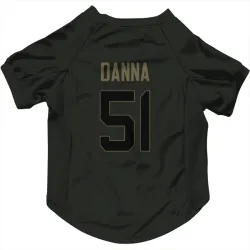 Buffalo Bills Mike Danna Black Service Pet Jersey for Dog & Cat
