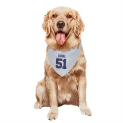 Buffalo Bills Mike Danna White Pet Bandana for Dog & Cat