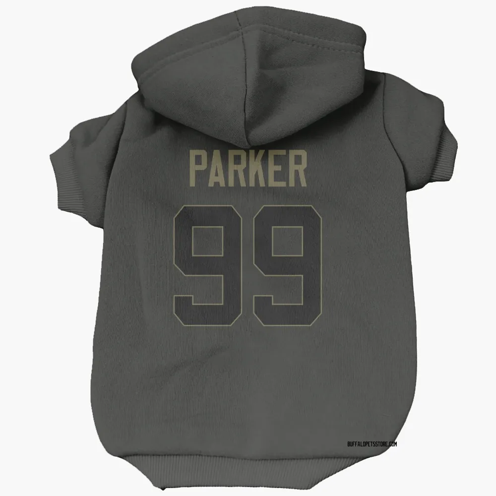 Buffalo Bills T.J. Parker Black Service Pet Hoodie for Dog & Cat