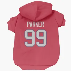 Buffalo Bills T.J. Parker Red Pet Hoodie for Dog & Cat