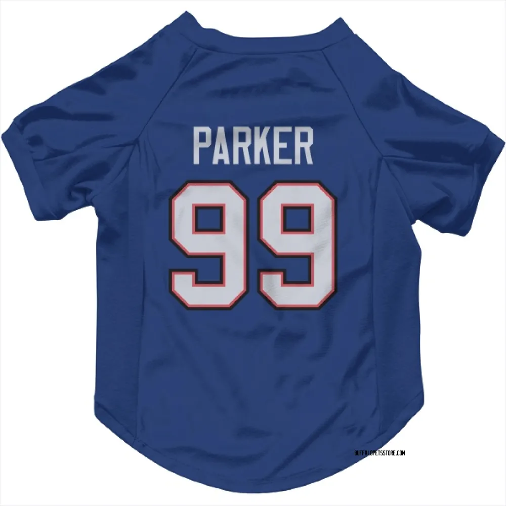 Buffalo Bills T.J. Parker Royal Pet Jersey for Dog & Cat