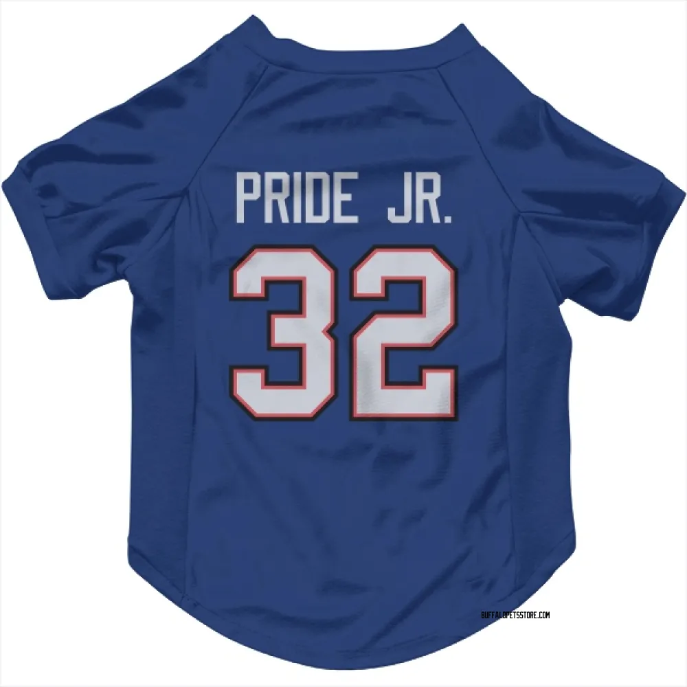 Buffalo Bills Toriano Pride Jr. Royal Pet Jersey for Dog & Cat