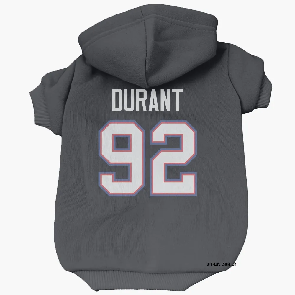 Buffalo Bills Zane Durant Navy Pet Hoodie for Dog & Cat