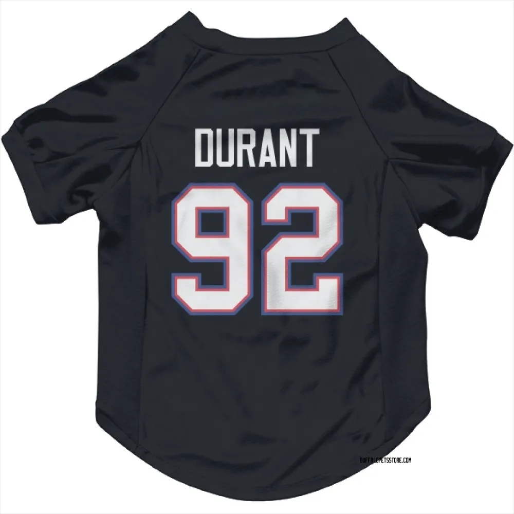 Buffalo Bills Zane Durant Navy Pet Jersey for Dog & Cat