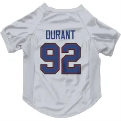 Buffalo Bills Zane Durant White Pet Jersey for Dog & Cat